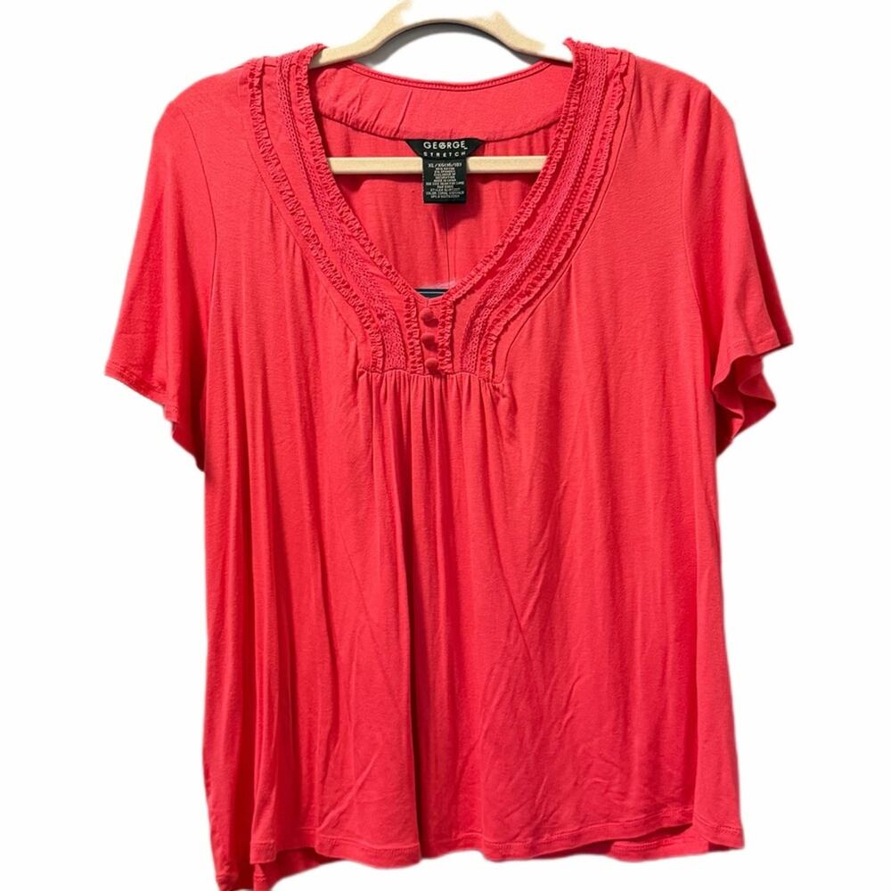 George pink blouse top